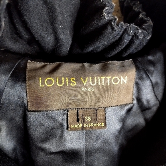 Louis Vuitton crop peplum hooded wool blend jacket sz 38/6 - Picture 11 of 16